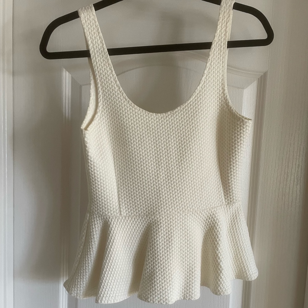 Ganni peplum top